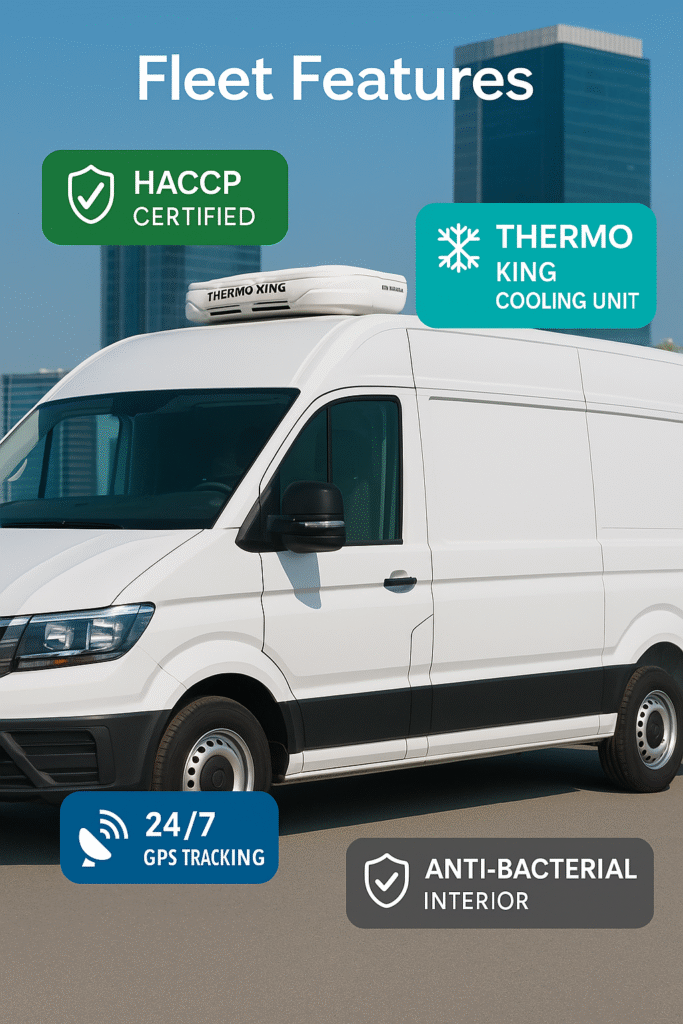 chiller van rental services dubai